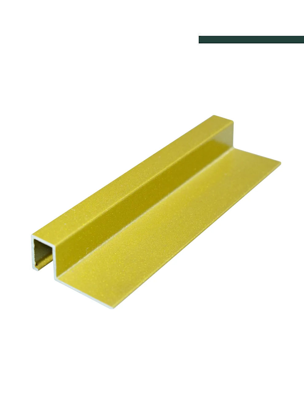 Perfil Listelo com Aba Mera em Alumínio 32mmx13mm (CX com 5 Peças) - Hom