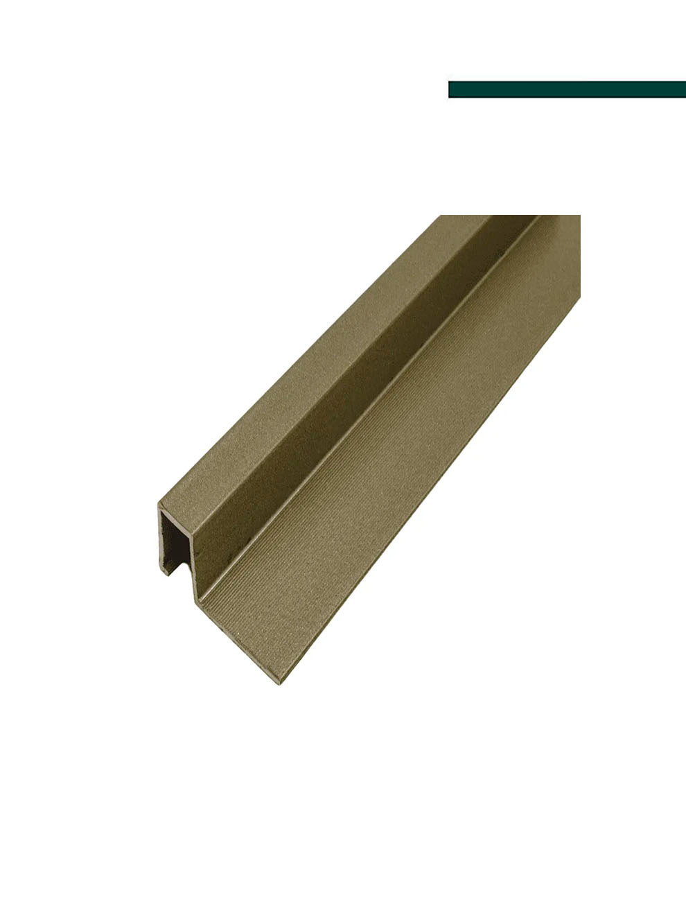 Perfil Listelo com Aba Mera em Alumínio 32mmx13mm (CX com 5 Peças) - Hom