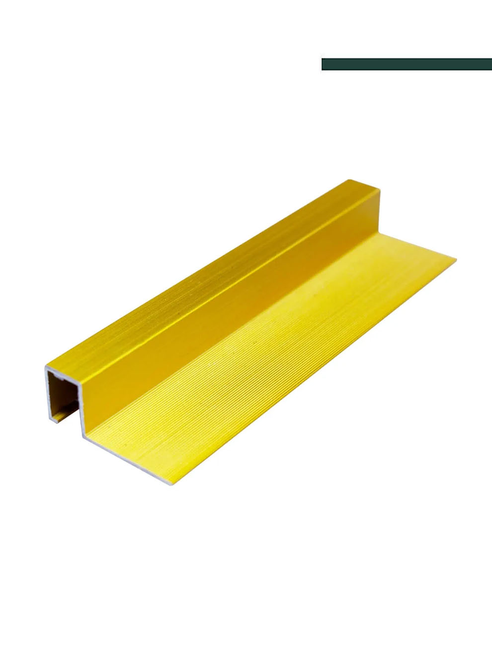 Perfil Listelo com Aba Mera em Alumínio 32mmx13mm (CX com 5 Peças) - Hom
