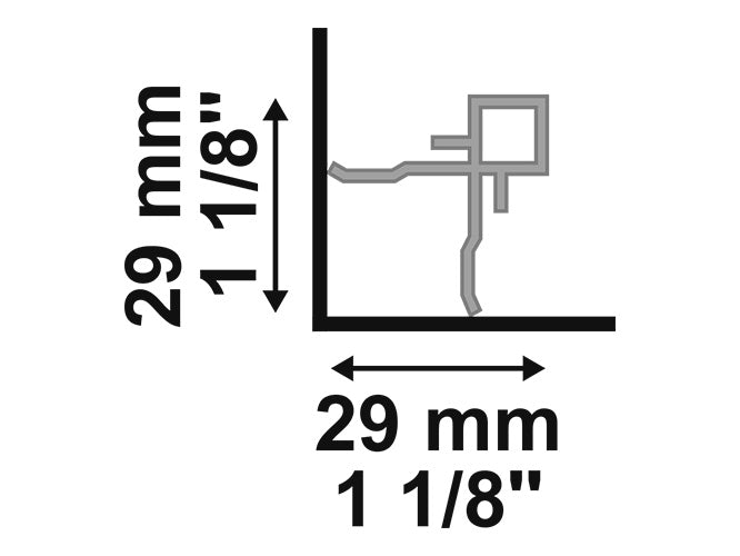 Ecopanel - Perfil de Canto Externo - Santa Luzia