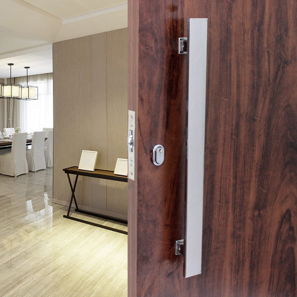 Puxador ECO Planus 750x400mm Alumínio Polido - Geris