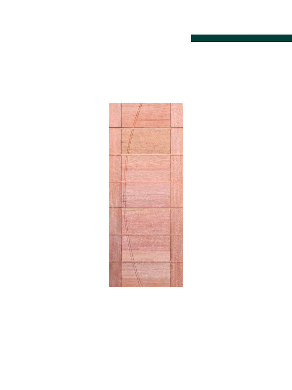 Porta Pivotante de Madeira BBB R com Friso em Arco - Casmavi