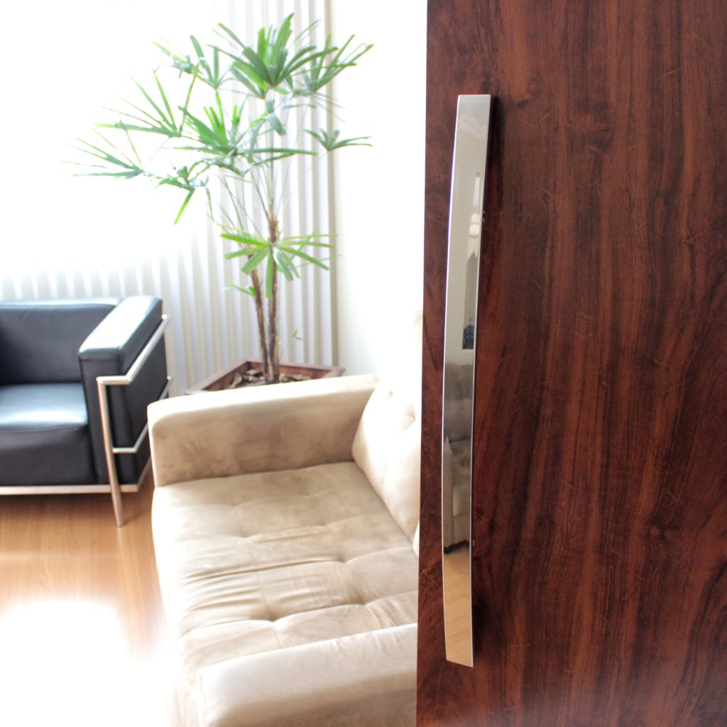 Puxador Duplo chato 40x500x600 Inox Polido- Geris