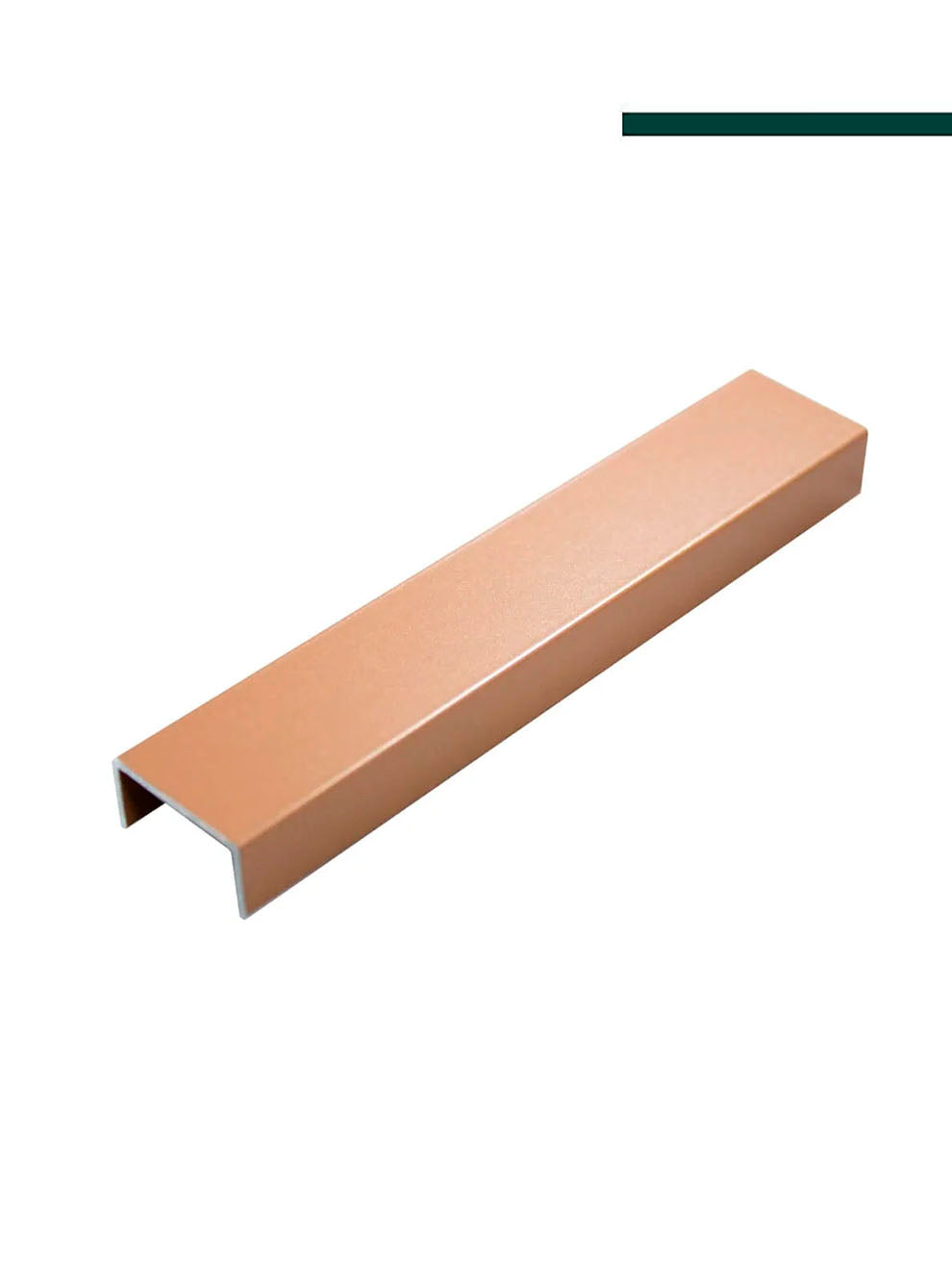 Listelo Largo Tibre em Alumínio 20mmx10mm (CX com 5 Peças) - Hom