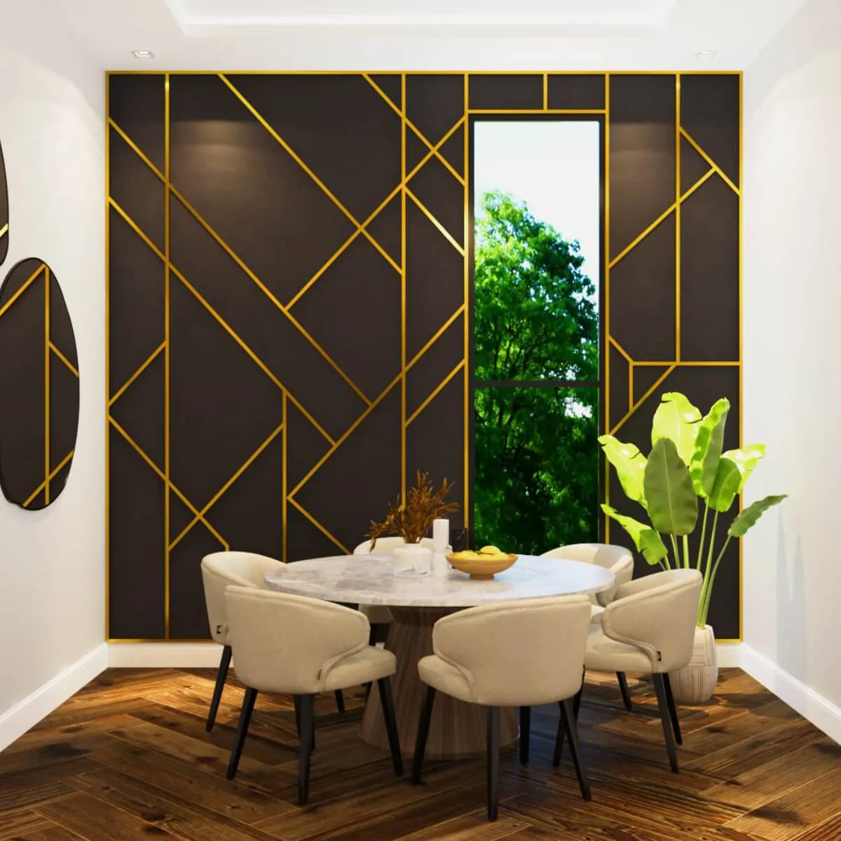 Perfil Decorativo Listelo Liri em Alumínio 10mm x 10mm (CX com 5 Peças) - Hom