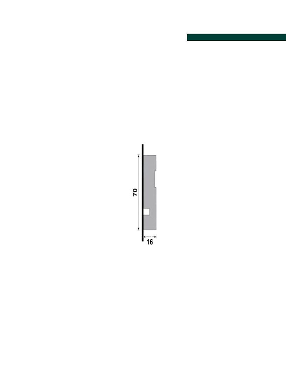 Guarnição 456 branca – 7cm - Barra - Santa luzia