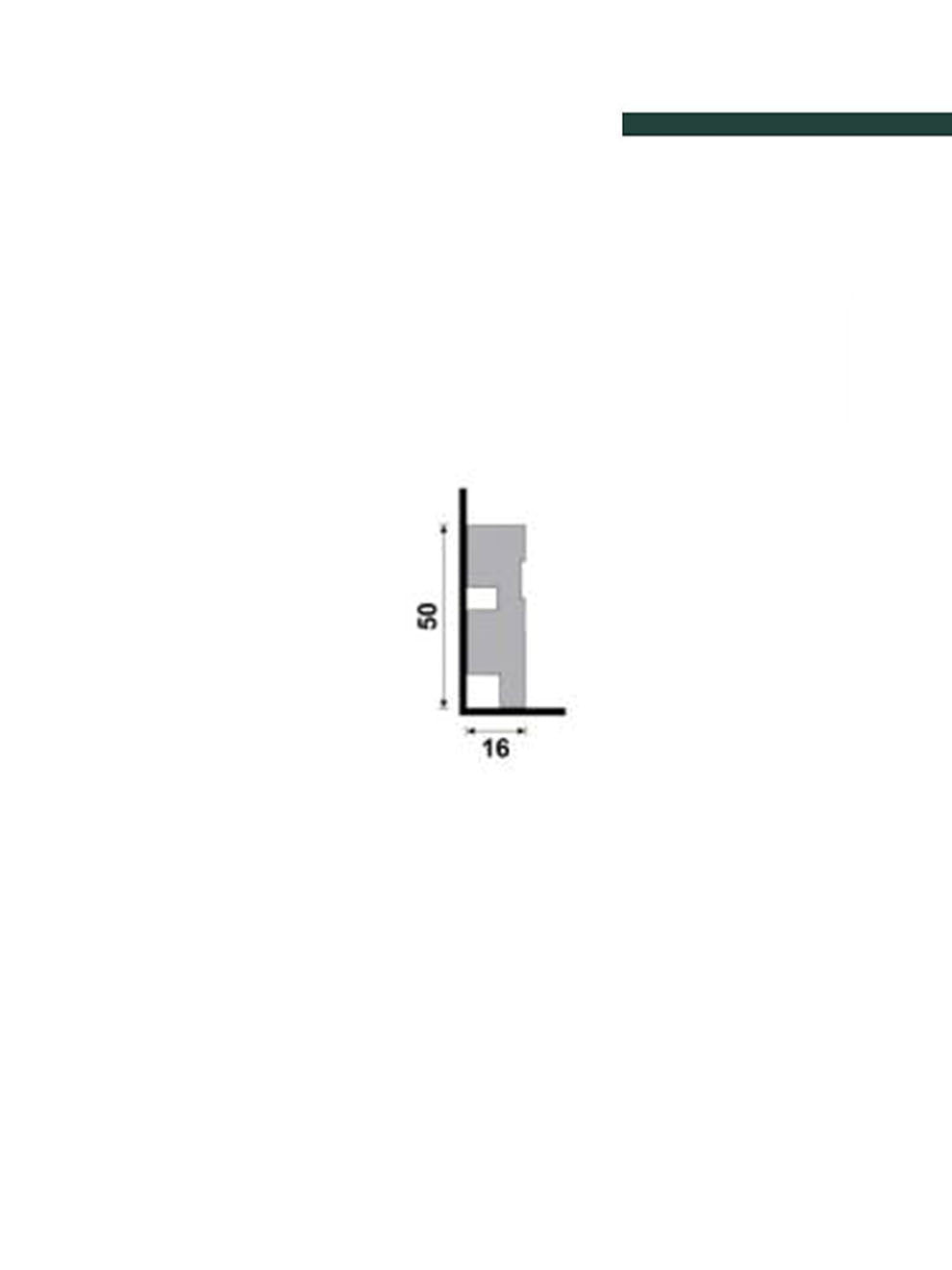 Rodapé 455 Branco – 5cm - (CX C/10 PEÇAS) Santa Luzia