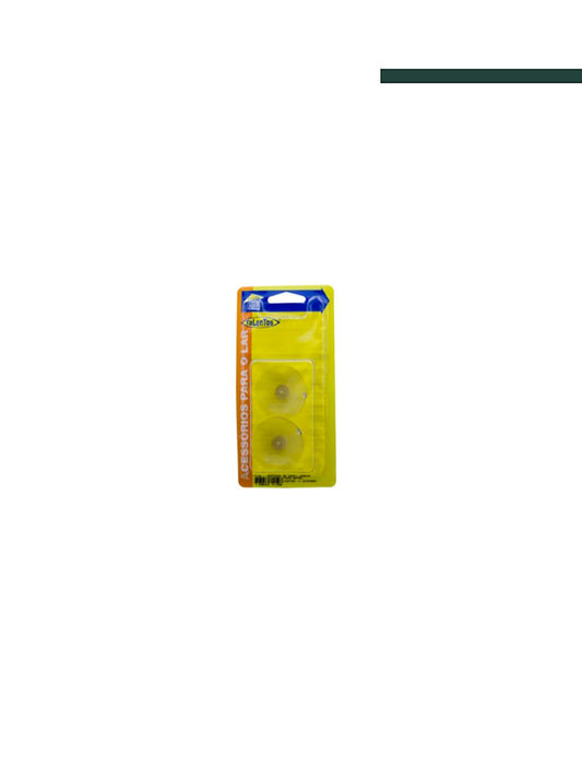 Ventosa Cabeça botão - cartela com 02 unidades – 1159 - Talentos