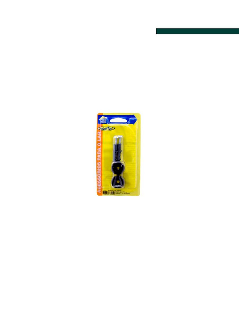 Batedor de Porta Talentos cartela– PVC PRETO, c/ parafusos 3105