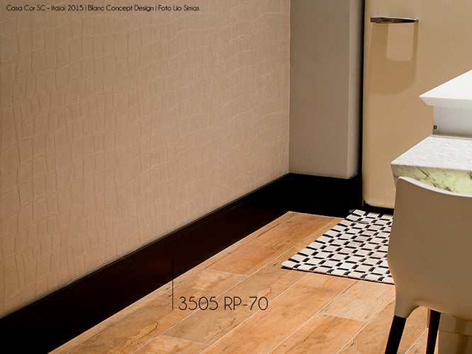 Rodapé 3505 Black – 20cm - Peça - Santa Luzia