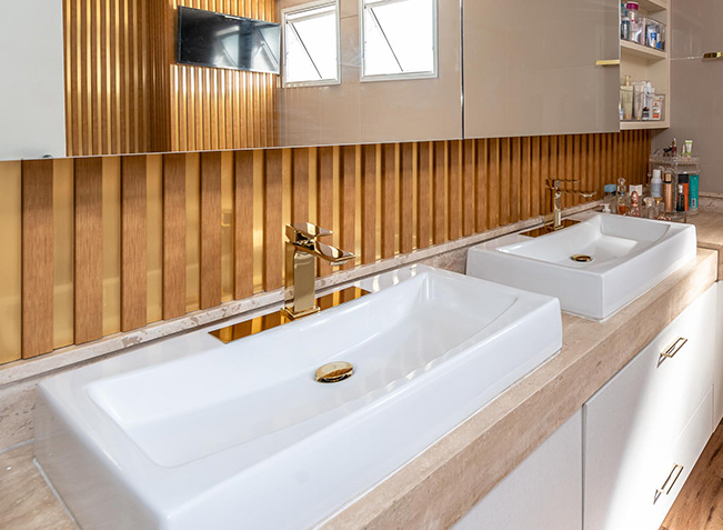 Filete Ouro 23,5mm x 8mm x 2,80m - (PCT C/2) -  Santa Luzia