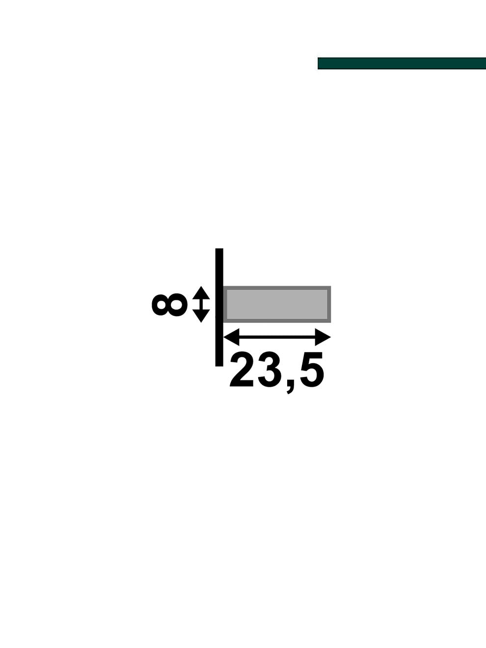 Filete Cumaru 23,5mm x 8mm x 2,80m - (PCT C/2) -  Santa Luzia