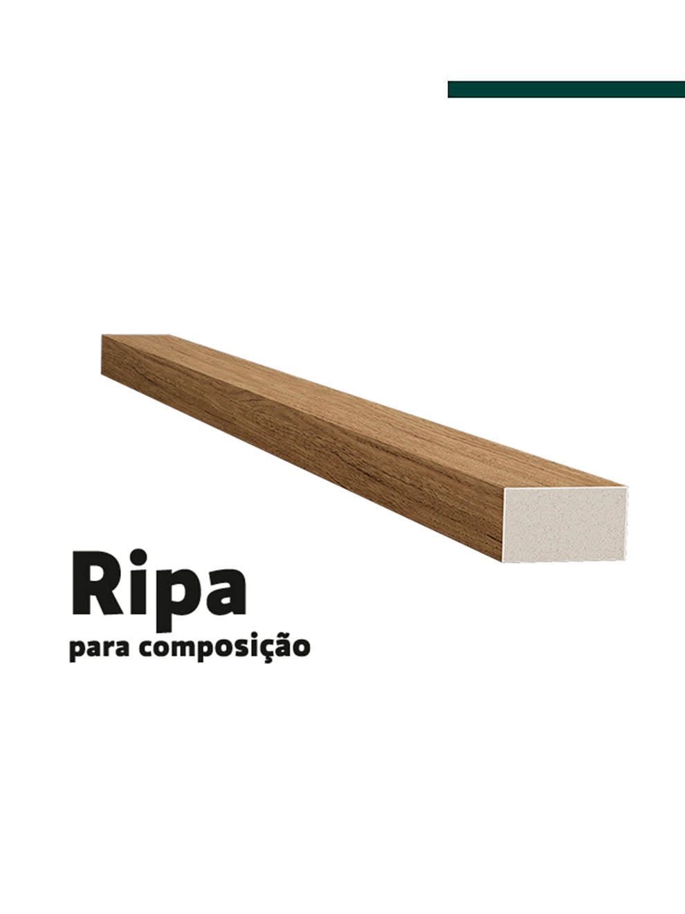 Filete Cumaru 23,5mm x 8mm x 2,80m - (PCT C/2) -  Santa Luzia