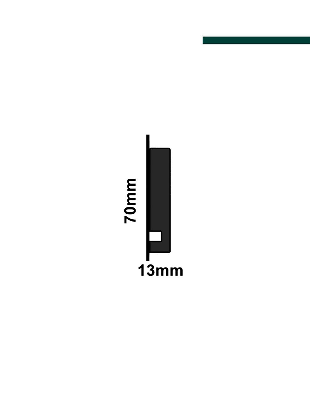 Guarnição 3451 preto – 7cm - Peça - Santa Luzia