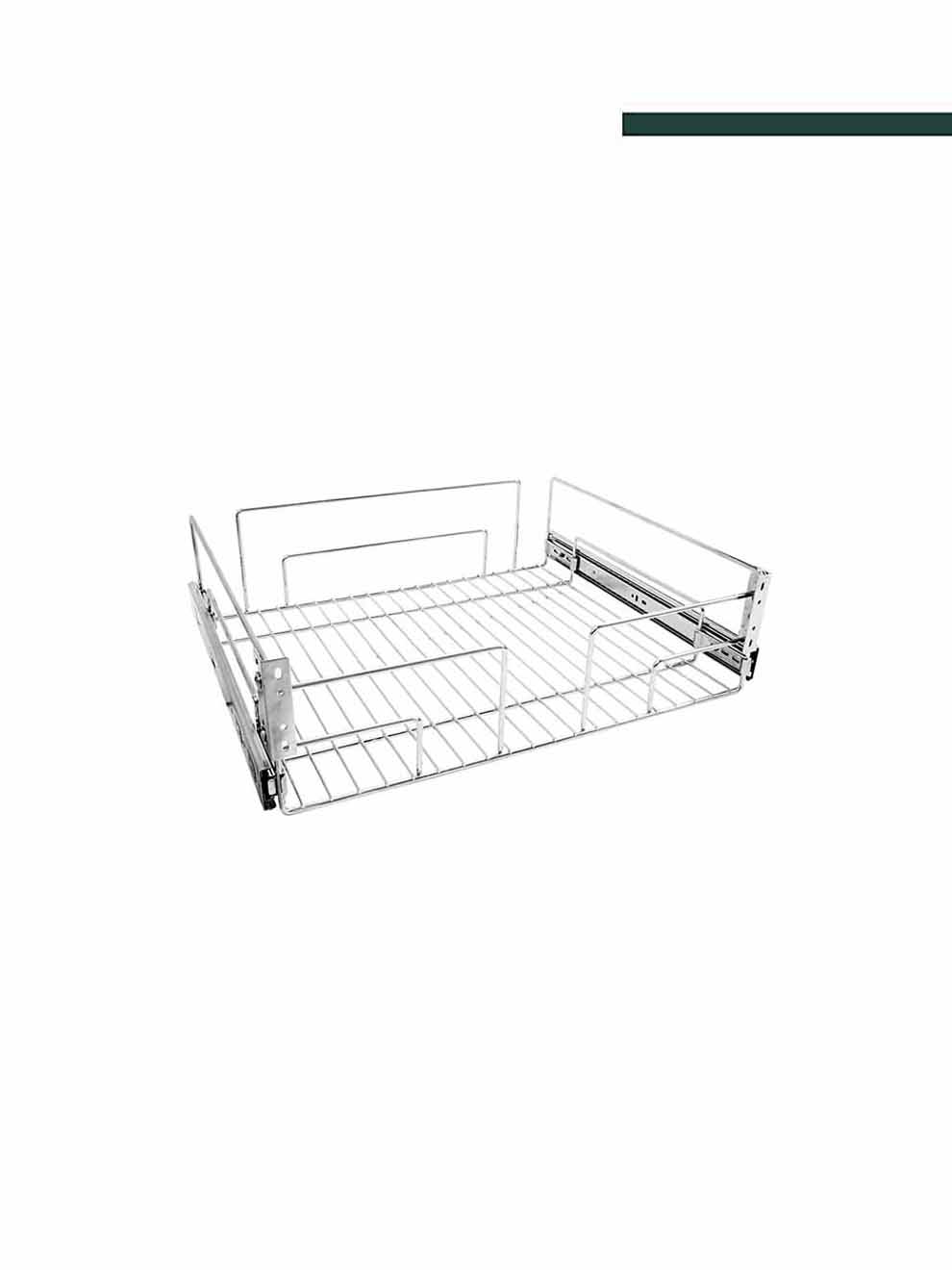 Jomer - Gaveta Maxi Multi-Trilhos Cromada 8375 (módulo 800 mm)