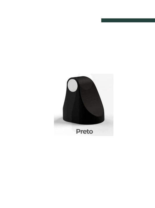 Trava Porta Magnético Preto Fosco - Comfortdoor