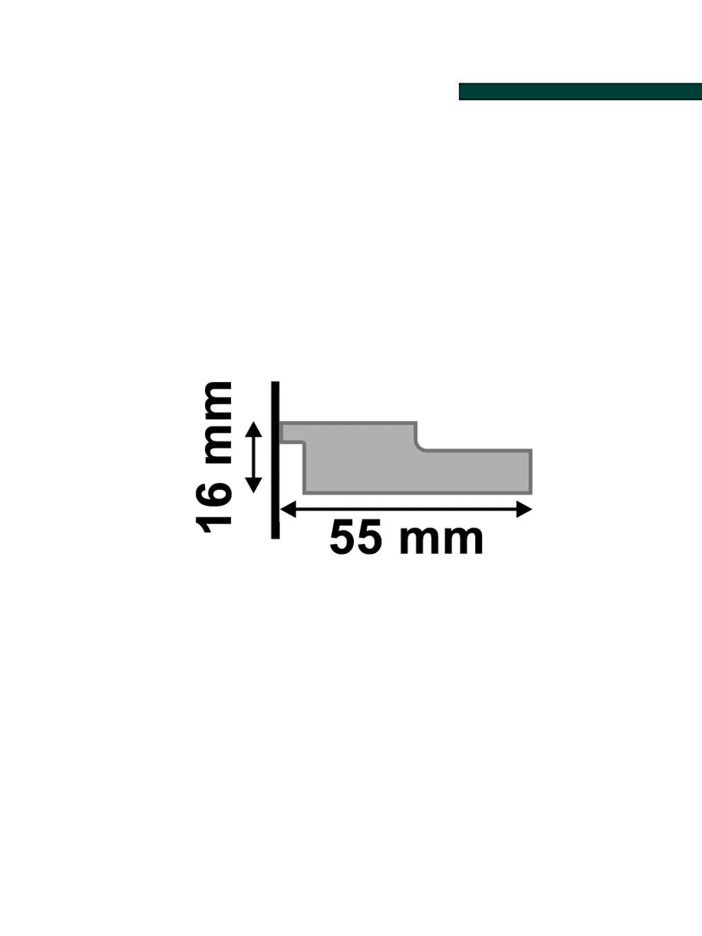Ripado 55 curupixa 55mm x 16mm x 2,80m PAR - Santa Luzia