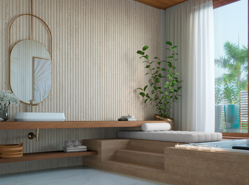 Ripado 105 Cipres 55mm x 16mm x 2,80m Peça - Santa Luzia