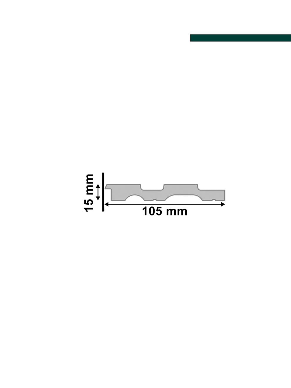 Ripado 105 Cumaru 55mm x 16mm x 2,80m Peça - Santa Luzia