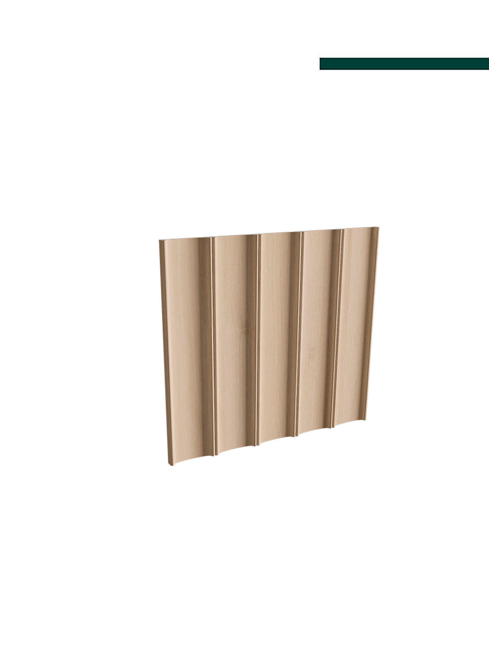 Painel Ubá Carvalho 100mm x 16mm x 2,80m - (CX C/ 2,24m2 ou 8 peças) - Santa Luzia