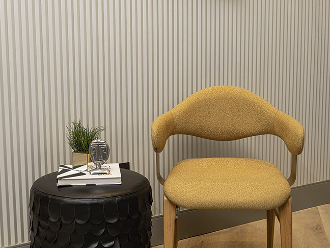 Painel gizé champanhe 144mm x 11mm x 2,80m - (CX 6 peças) - Santa luzia