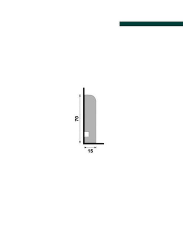 Guarnição 446 branca – 7cm - (CX C/12 PEÇAS)- Santa luzia