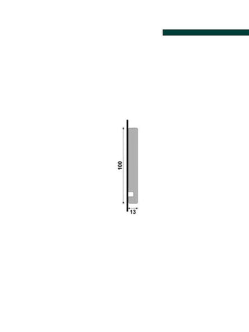 Guarnição 454 branca - 10cm - (CX C/8 PEÇAS)- Santa luzia