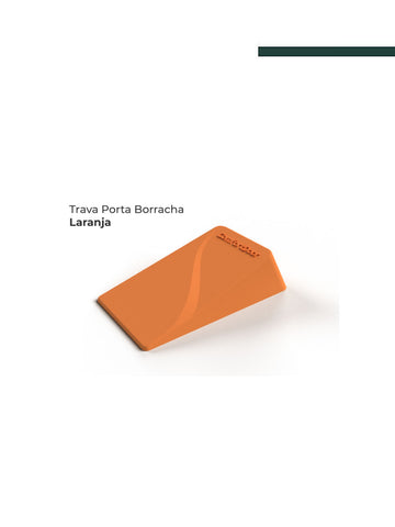 Trava Porta borracha laranja - Comfortdoor