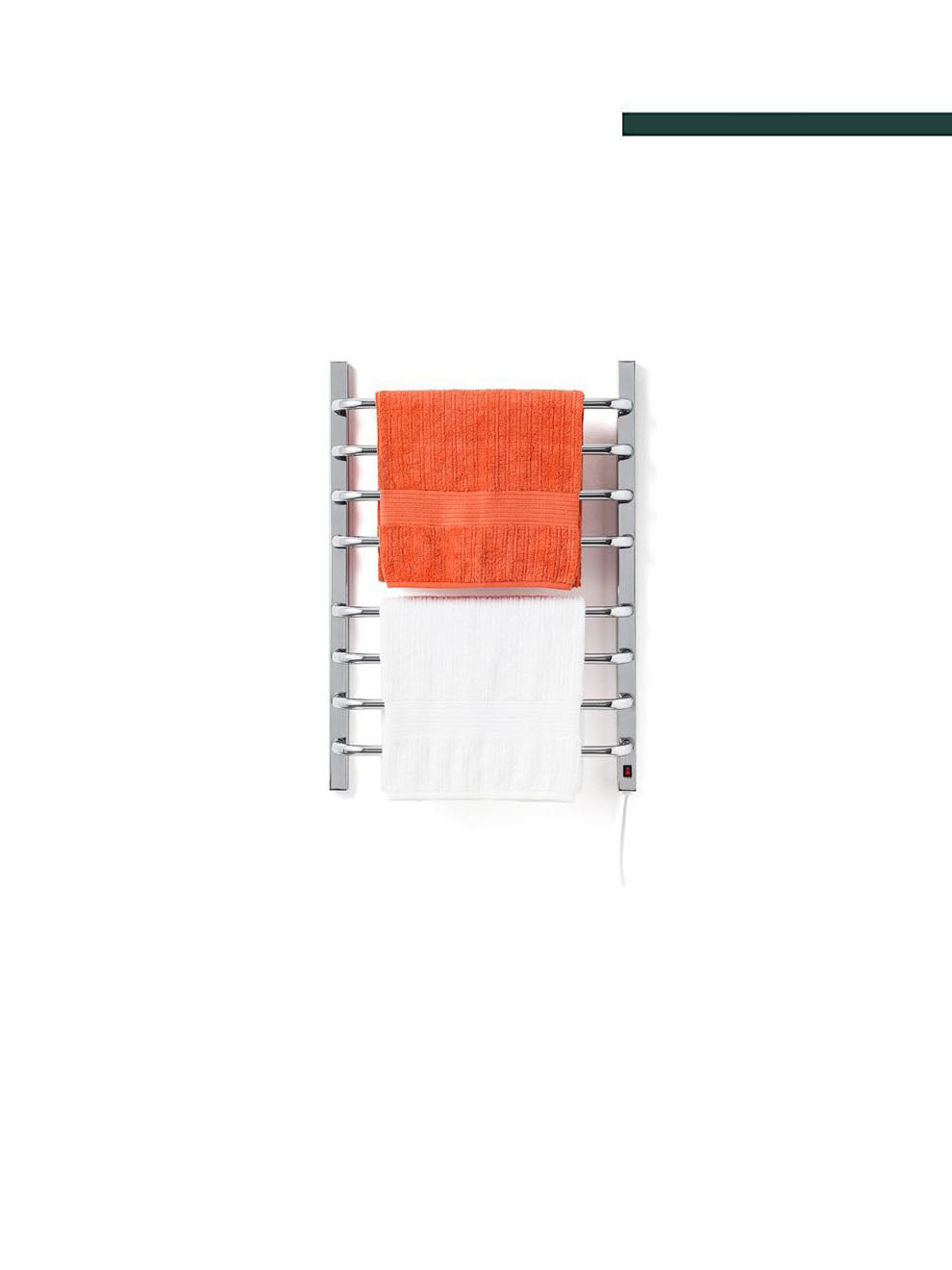 Toalheiro Térmico Grande Cromado 110v - Lado Direito - FLAPE