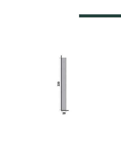 Santa Luzia - Sócalo 179 Branco 220mm de altura (CX c/4Peças)