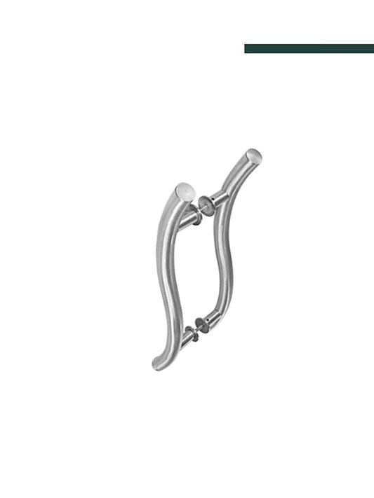 VESFER - Alça 3054 1'' x80 ALUMÍNIO ESCOVADO (PAR)