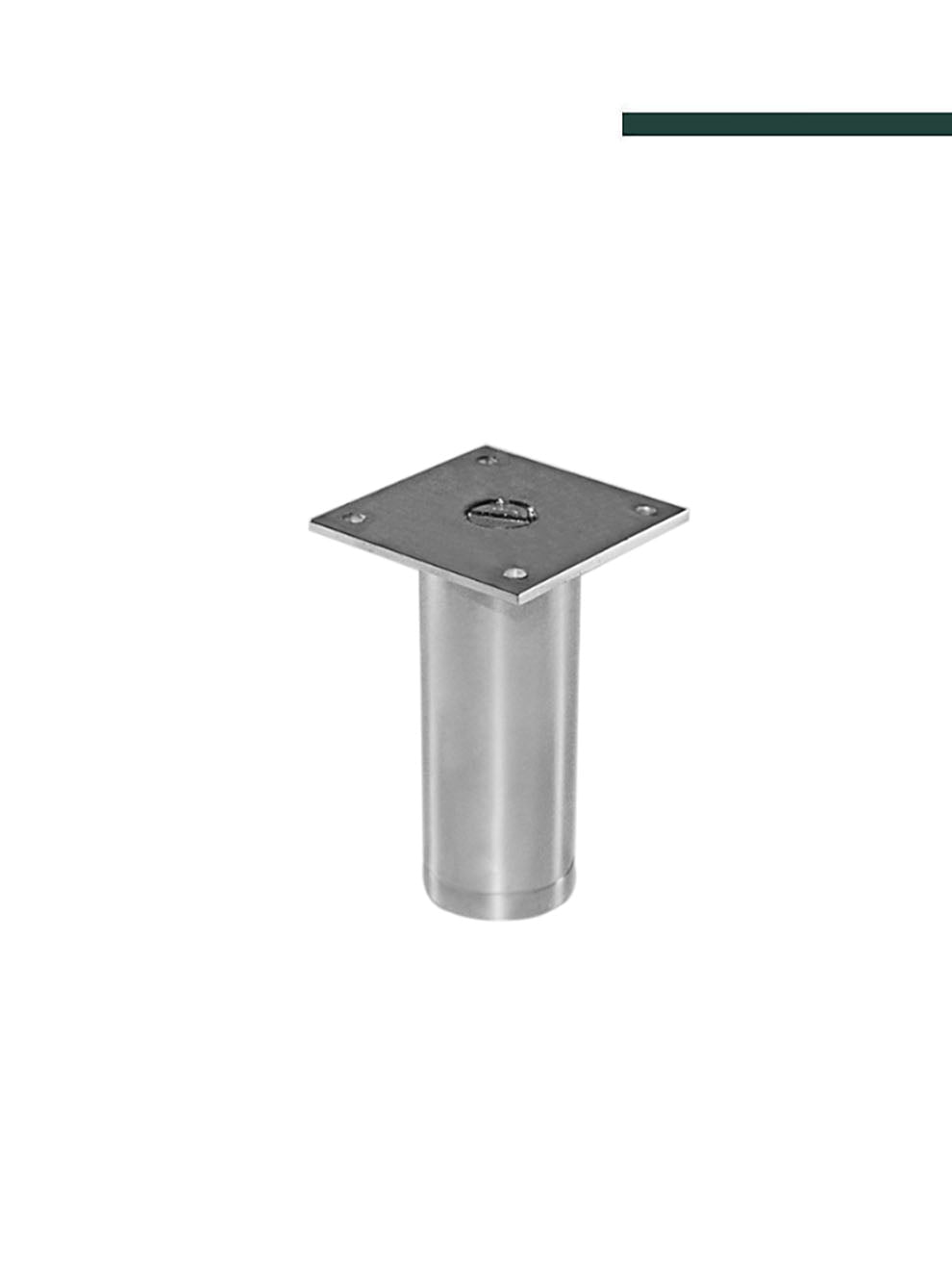 Vesfer - Pé para móveis 4055 1"1/2 x 15cm Alumínio Polido - Peça