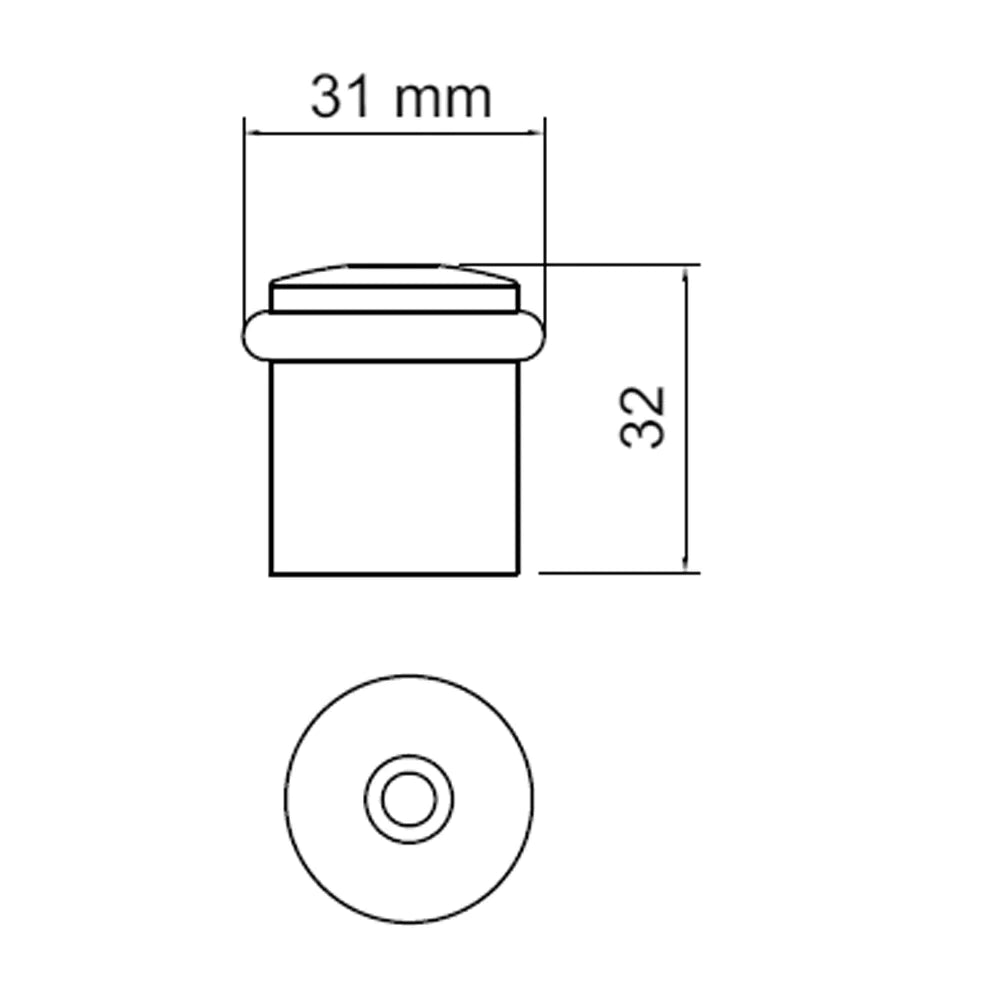 IMAB - Amortecedor 0300 zamak Cromo Acetinado