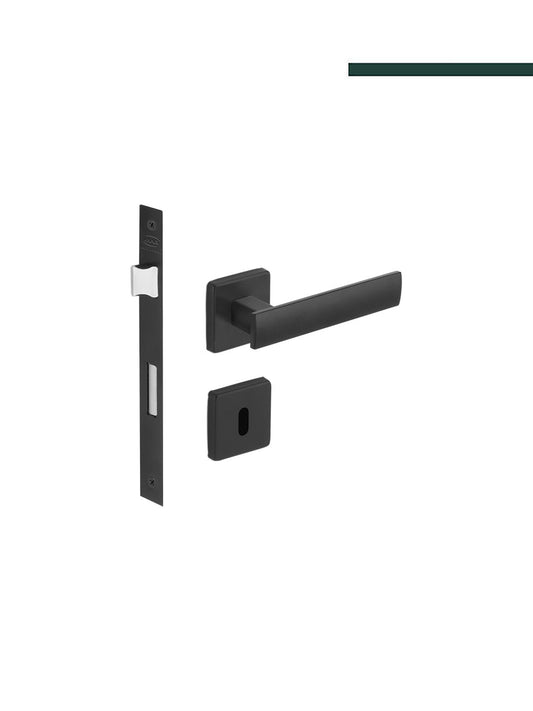 Fechadura Metro Light Preta Interna - IMAB