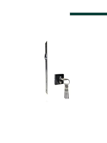 Imab - Fechadura 4700 Zamak rolete quadrado preto
