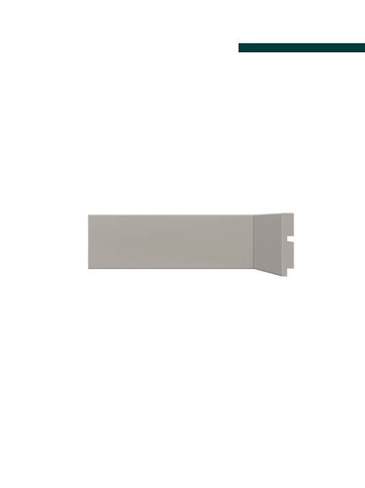 Rodapé 454 Cinza Glacial – 7cm - Barra -  Santa Luzia