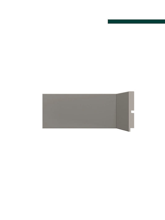 Rodapé 454 Cinza Titanium – 10cm - Barra-  Santa Luzia