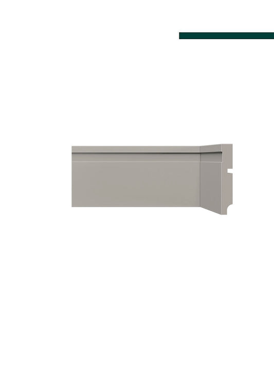 Rodapé 457 Cinza Glacial – 7cm - Barra -  Santa Luzia