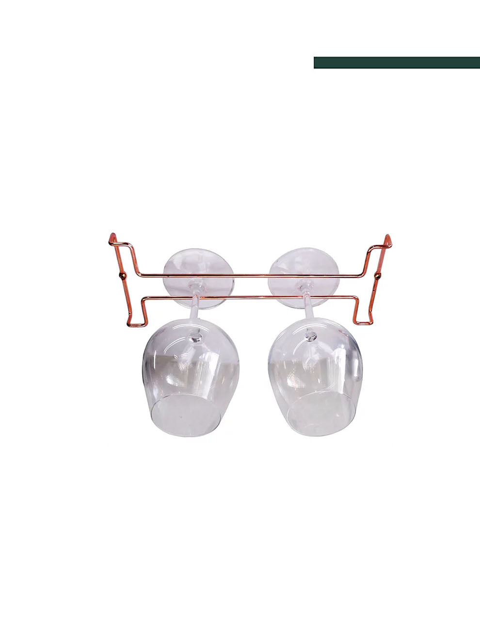 Suporte Porta Taças Reto 298x30x115mm Cobre 2755 - Jomer