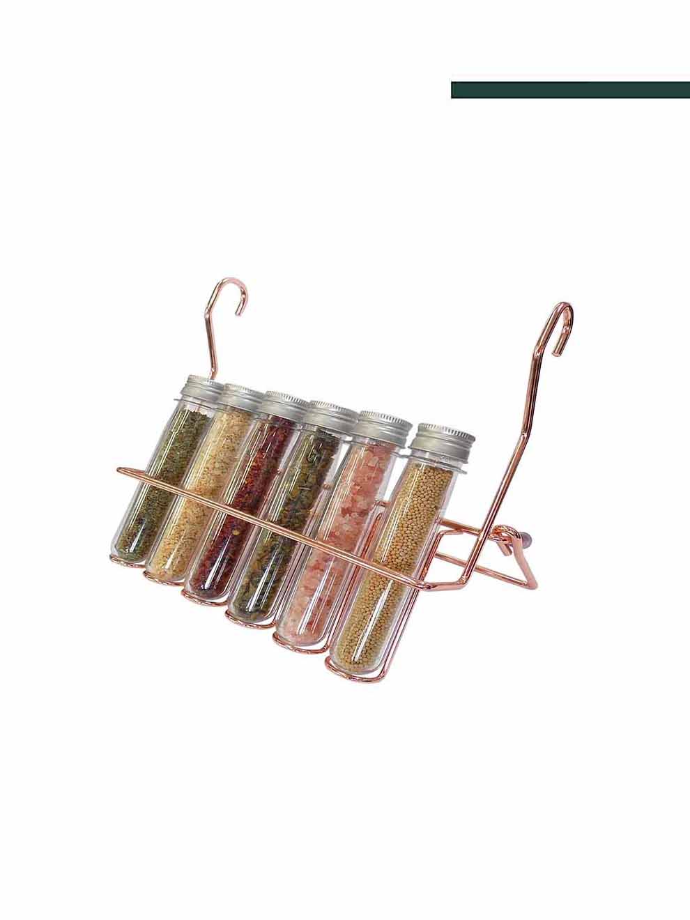 Porta Temperos Cobre com 6 Tubos Pet 2788 - Jomer