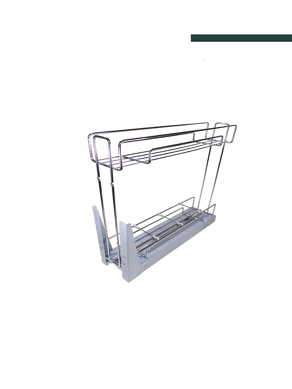 Porta Temperos Latas/óleo Triplo Deslizante Cromado 8694 - Jomer