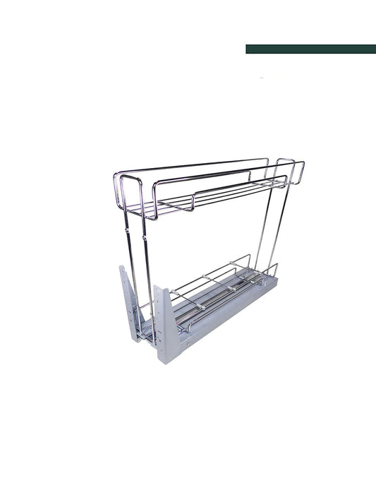 Porta Temperos Latas/óleo Triplo Deslizante Cromado 8694 - Jomer