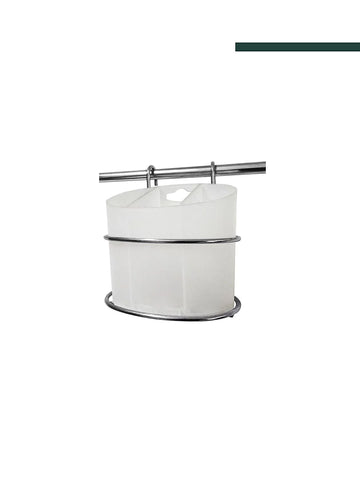 Porta Talheres Com Suporte Aramado Inox 3023 - Jomer