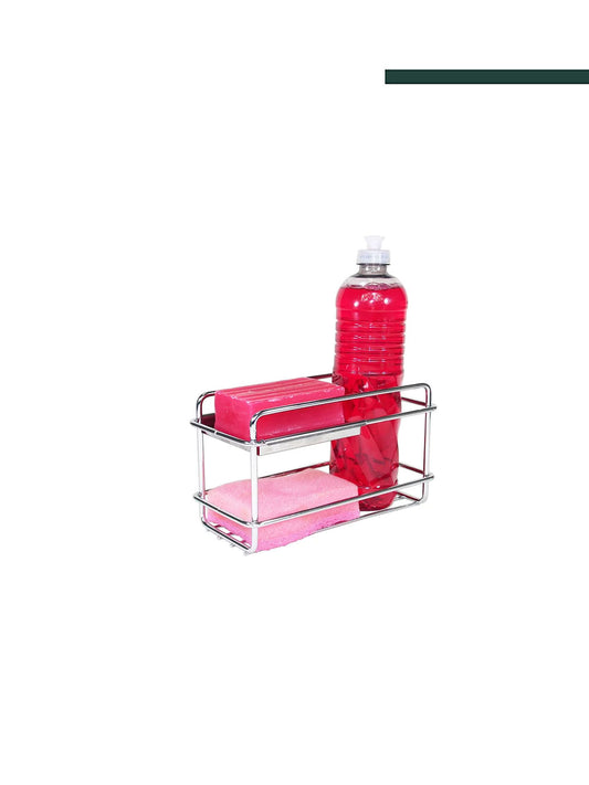 Porta Detergente, Sabão e Esponja de Bancada Inox 3210 - Jomer