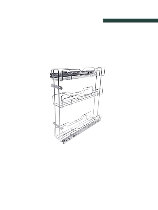 Porta Temperos Latas/óleo Triplo Deslizante Inox 3394 - Jomer