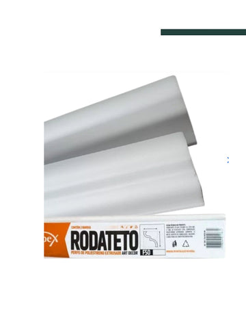 EPEX - Perfil Rodateto F50 PCT C/2 PEÇAS - (C/2mts)