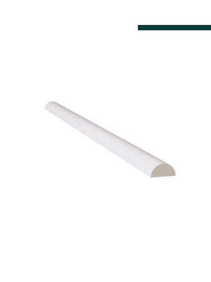Santa Luzia - Meia cana 598 curva branca 25x13mm (PACOTE C/ 6 PEÇAS) 2,80m