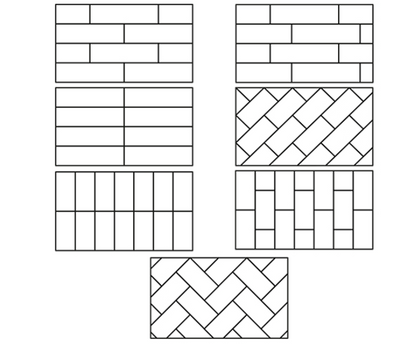 Revestimento Chevron Cinza grafite c/ friso 350 x 70mm x 8mm  0,50 m2 (CX - 26 Peças) - Santa Luzia