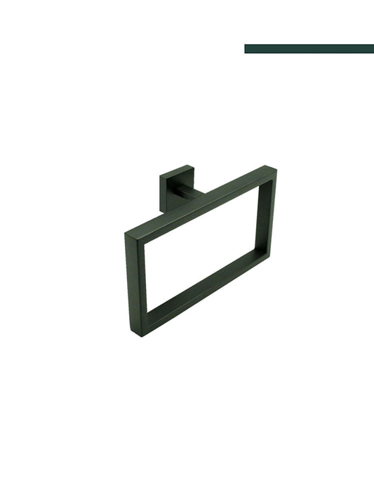 Italy - Porta toalha argola eterna inox black