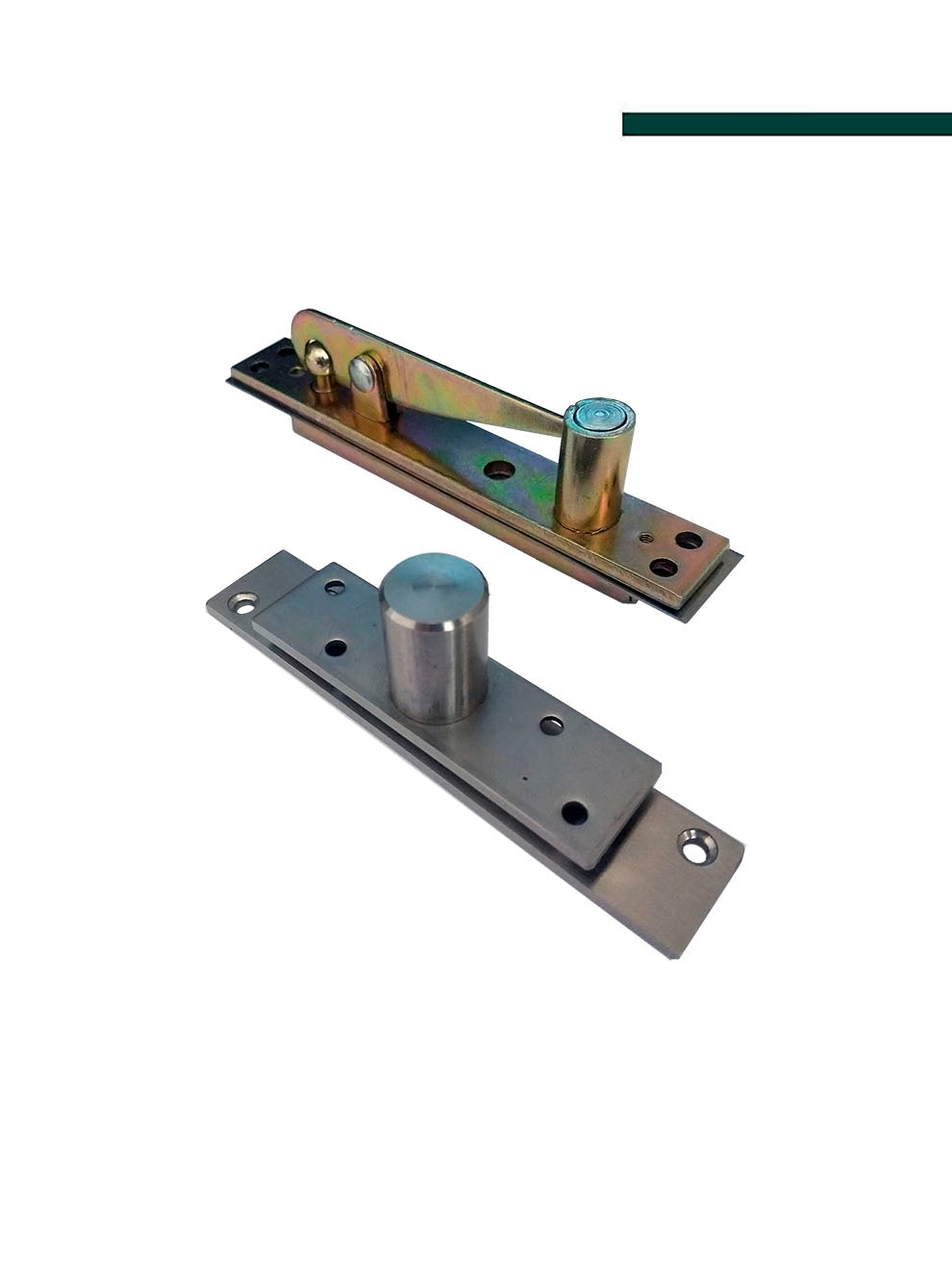 Pivô para Porta Regulável 300Kg Inox Escovado - Geris